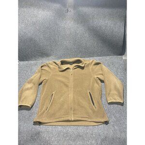 Lands End Jacket Men’s Size XL Tan Long Sleeve Full Zip Aircore 200